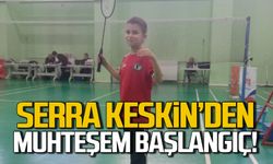 Zonguldaklı Milli sporcu Serra Keskin, Youth Open Badminton Uluslararası turnuvaya muhteşem başladı.