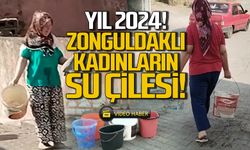 Yıl 2024! Zonguldaklı kadınların su çilesi çözülemedi!