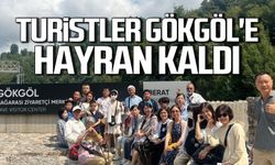 Turistler Gökgöl Mağarasına hayran kaldı