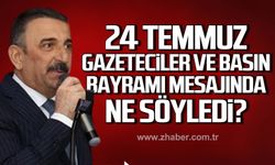 Vali Hacıbektaşoğlu "24 Temmuz Gazeteciler ve Basın Bayramı" mesajında ne söyledi?