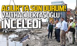 Acılık deresinde son durum! Vali Hacıbektaşoğlu inceledi!