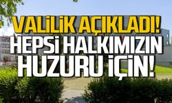 Zonguldak Valiliği'nden açıklama! Vatandaşın huzuru için çalışıyoruz!