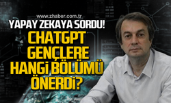 Kutoğlu yapay zekaya sordu! ChatGPT gençlere hangi bölümü önerdi?