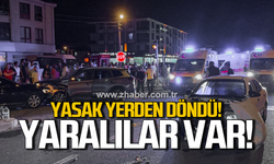 Yasak yerden U dönüşü zincirleme kazaya sebep oldu! 1’i çocuk 7 yaralı!