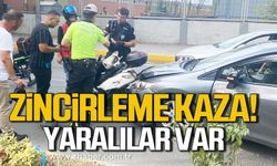 Zonguldak'ta zincirleme kaza! Yaralılar var!