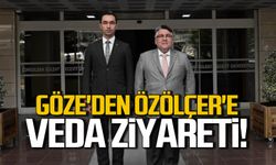 Mehmet Göze Prof. Dr. İsmail Hakkı Özölçer’e veda ziyaretinde bulundu!