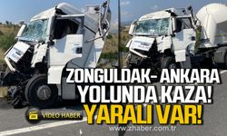 Zonguldak-Ankara yolunda kaza! Yaralı var!