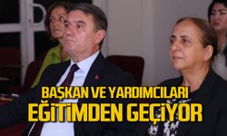 Zonguldak Belediye Başkanı ve yardımcıları eğitimden geçiyor
