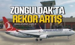 Zonguldak Havalimanında yolcu trafiğinde artış!