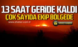 Gerede orman yangınında 13 saat geride kaldı! Çok sayıda ekip bölgede!