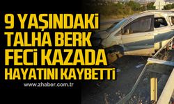 Karabük'te 9 yaşındaki Talha Berk Küçük feci kazada can verdi!