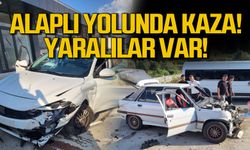 Alaplı Mollabey yolunda kaza! Yaralılar var!