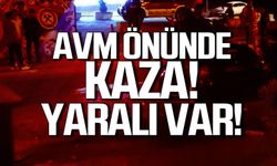 Esas 67 Burda AVM önünde kaza! Yaralı var!