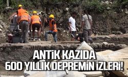 Antik kazıda 600 yıllık depremin kalıntıları bulundu!