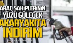 Araç sahiplerinin yüzü gülecek! Akaryakıta indirim!