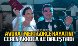 Avukat Mert Gökçe hayatını Ceren Akkoca ile birleştirdi