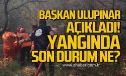 Başkan Özcan Ulupınar açıkladı! Yangında son durum ne?