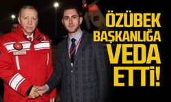 Benhur Özübek başkanlığa veda etti!