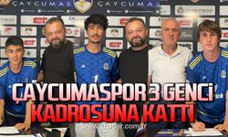 Çaycumaspor 3 genci kadrosuna kattı!