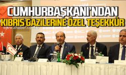 Cumhurbaşkanı Ersin Tatar'dan Kıbrıs Gazilerine özel teşekkür!