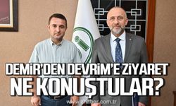 Metin Demir'den Yasin Devrim'e ziyaret! Ne konuştular?