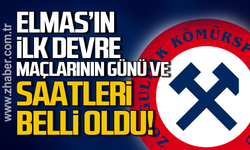 Elmas’ın ilk devre maçlarının günü ve saatleri belli oldu!