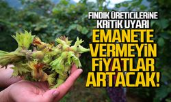 Fındık üreticisine kritik uyarı! Emanete vermeyin fiyatlar artacak!