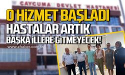 Çaycuma Devlet Hastanesi'nde o hizmet başladı! Hastalar artık başka illere gitmeyecek!