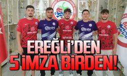 Kdz. Ereğli Belediyespor'da 5 imza birden!