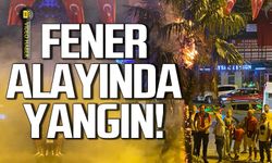 Zonguldak'ta fener alayında yangın!