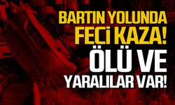 Bartın yolunda feci kaza 1 kişi öldü, 3 kişi yaralandı