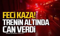 Feci kaza! Yaşlı adam trenin altında can verdi!