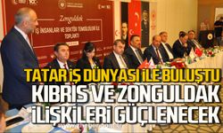 Ersin Tatar iş dünyası ile buluştu! Kıbrıs- Zonguldak ilişkileri güçlenecek!