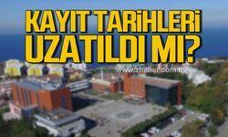 Üniversite kayıt başvuru tarihleri uzatıldı mı?