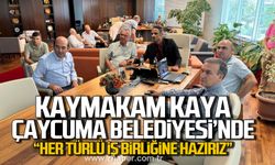 Kaymakam Adem Kaya Çaycuma Belediyesi'nde! "Her türlü iş birliğine hazırız"