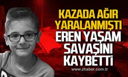 Karabük'te kazada ağır yaralanan 14 yaşındaki Eren Kinet yaşam savaşını kaybetti!