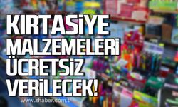 Kdz. Ereğli Belediyesi duyurdu! Kırtasiye malzemeleri ücretsiz verilecek!