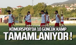 Kömürspor’da 10 günlük kamp tamamlanıyor!