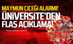 Maymun çiçeği alarmı! Karabük Üniversitesi'nden flaş açıklama!