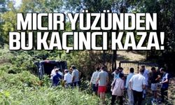 Mıcıra kapıldı bahçeye yuvarlandı! Bu kaçıncı kaza!