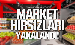 Bartın'da market hırsızları yakalandı!