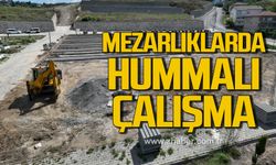 Kdz. Ereğli Belen Mezarlığı'nda hummalı çalışma!