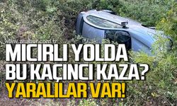 Çaycuma'da mıcırlı yolda bu kaçıncı kaza! Yaralılar var!