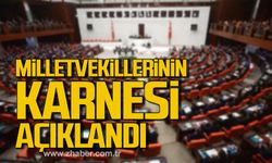 Milletvekillerinin karnesi açıklandı!