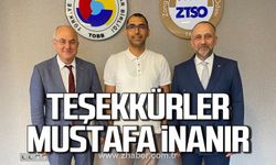 Metin Demir'den Mustafa Ayhan İnanır'a teşekkür!