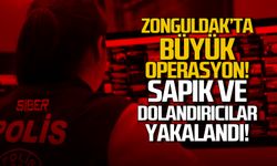 Zonguldak'ta büyük operasyon! Sapık ve dolandırıcılar yakalandı!