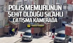 Kastamonu'da polis memuru Ahmet Şahan'ın şehit olduğu silahlı çatışma anı kamerada!