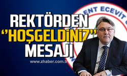 Rektör İsmail Hakkı Özölçer'den öğrencilere 'Hoşgeldiniz' mesajı!