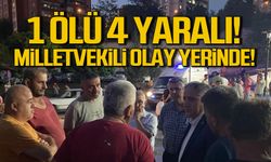 Kazada 1 kişi öldü 4 kişi yaralandı! Milletvekili Bozkurt olay yerinde