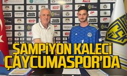 Şampiyon kaleci Çaycumaspor'da